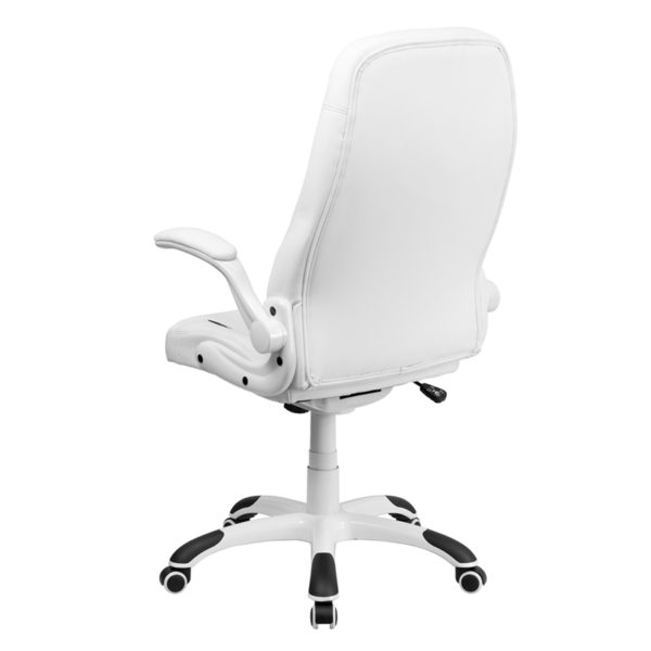 New office chairs in white w/ Tilt Tension Adjustment Knob adjusts the chair's backward tilt resistance at Capital Office Furniture near  Casselberry at Capital Office Furniture