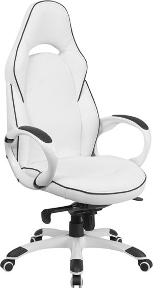 Buy Contemporary Office Chair White High Back Vinyl Chair near  Sanford at Capital Office Furniture