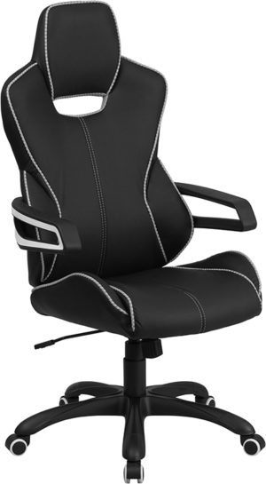 Buy Contemporary Office Chair Black High Back Vinyl Chair near  Bay Lake at Capital Office Furniture