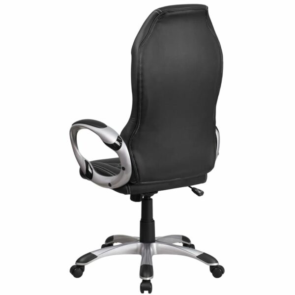 Shop for Black High Back Vinyl Chairw/ High Back Design with Headrest near  Windermere at Capital Office Furniture