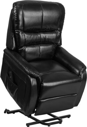 Buy Contemporary Style Black Leather Lift Recliner near  Daytona Beach at Capital Office Furniture