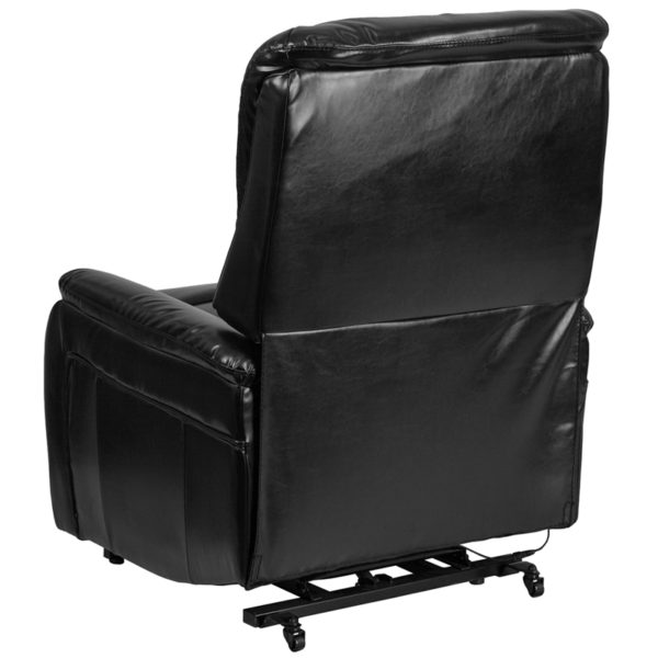 Shop for Black Leather Lift Reclinerw/ Remote Controlled Lift Assist Recliner near  Altamonte Springs at Capital Office Furniture