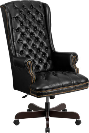 Buy Traditional Office Chair Black High Back Leather Chair near  Winter Park at Capital Office Furniture
