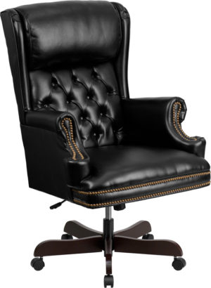 Buy Traditional Office Chair Black High Back Leather Chair near  Sanford at Capital Office Furniture