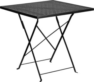 Buy Folding Patio Table 28SQ Black Folding Patio Table in  Orlando at Capital Office Furniture