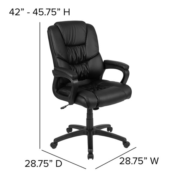 BIFMA Certified Padded Arms provide support to upper body office chairs near  Clermont at Capital Office Furniture