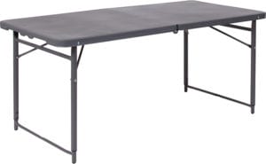 Buy Ready To Use Adjustable Height Commercial Table 23.5x48.25 Gray Plastic Table in  Orlando at Capital Office Furniture