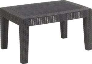 Buy Contemporary Style Dark Gray Rattan Coffee Table in  Orlando at Capital Office Furniture