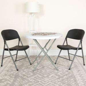Buy Black Plastic Folding Chair Black Plastic Folding Chair near  Winter Springs at Capital Office Furniture