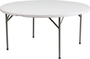 Buy Ready To Use Commercial Table 60RD White Plastic Fold Table near  Apopka at Capital Office Furniture