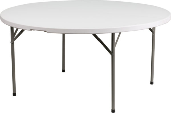 Buy Ready To Use Commercial Table 60RD White Plastic Fold Table near  Kissimmee at Capital Office Furniture