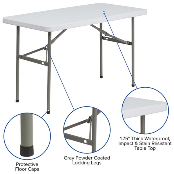 Looking for white folding tables near  Leesburg at Capital Office Furniture?