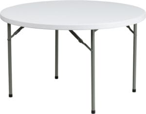 Buy Ready To Use Commercial Table 48RD White Plastic Fold Table in  Orlando at Capital Office Furniture