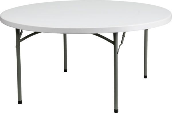 Buy Ready To Use Commercial Table 60RD White Plastic Fold Table in  Orlando at Capital Office Furniture