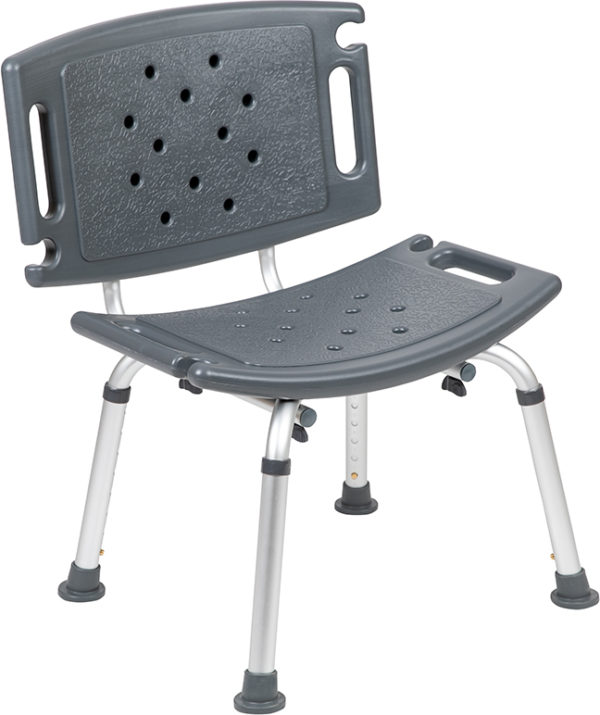 Shop for Gray Bath & Shower Chairw/ Extra Wide Back near  Leesburg at Capital Office Furniture