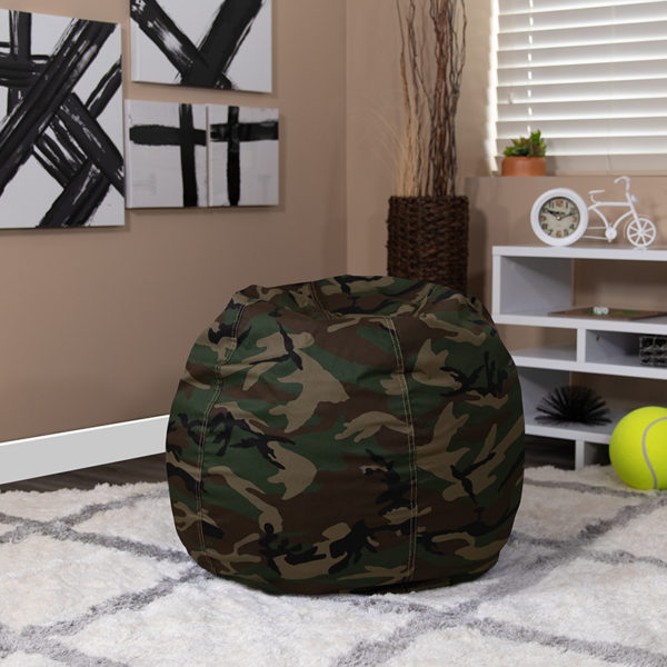 Buy Child Sized Bean Bag Camouflage Bean Bag Chair near  Saint Cloud at Capital Office Furniture