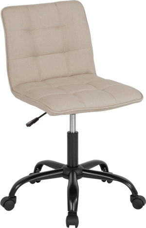 Buy Contemporary Task Office Chair Beige Fabric Task Chair near  Oviedo at Capital Office Furniture