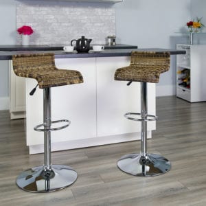 Buy Contemporary Style Stool Wicker Adjustable Height Stool near  Leesburg at Capital Office Furniture