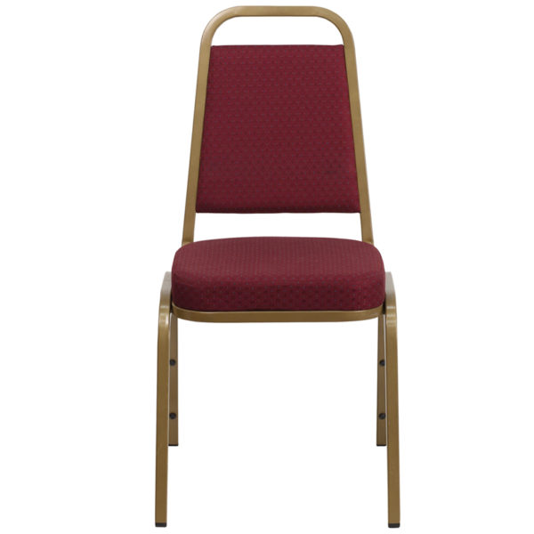 New banquet stack chairs in burgundy w/ Seamless Back Panel at Capital Office Furniture near  Winter Park at Capital Office Furniture