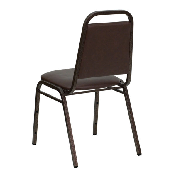 Shop for Brown Vinyl Banquet Chairw/ Stack Quantity: 10 near  Clermont at Capital Office Furniture