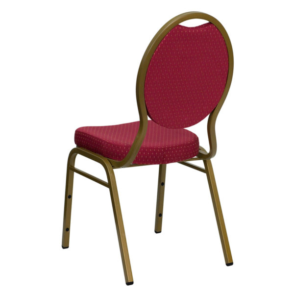 Shop for Burgundy Fabric Banquet Chairw/ Stack Quantity: 15 near  Winter Garden at Capital Office Furniture