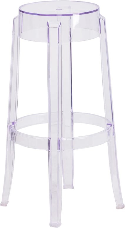 Buy Contemporary Style Stool 29.75"H Transparent Barstool in  Orlando at Capital Office Furniture