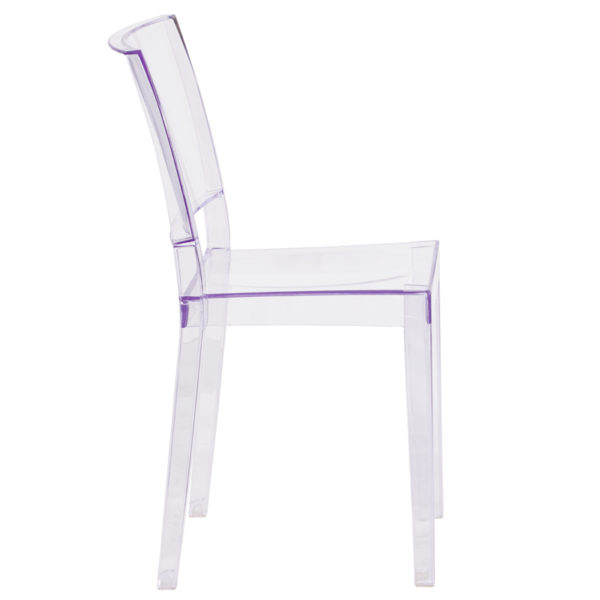 Nice Phantom Series StacSide Chair Polycarbonate Molded Structure restaurant seating in  Orlando at Capital Office Furniture
