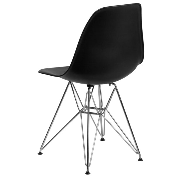 Shop for Black Plastic/Chrome Chairw/ Back Width: 11-16" near  Windermere at Capital Office Furniture