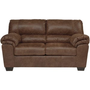 Buy Contemporary Style Coffee Leather Loveseat in  Orlando at Capital Office Furniture