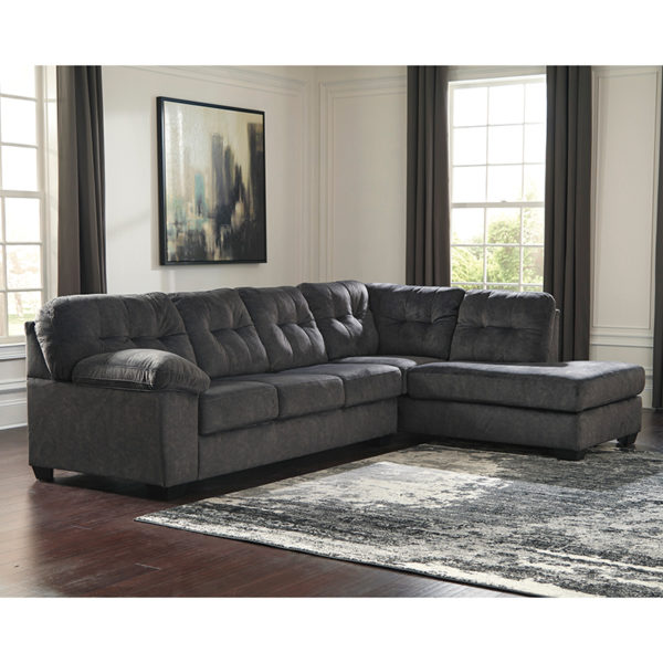 Buy Contemporary Style Granite Microfiber L-Sectional near  Saint Cloud at Capital Office Furniture