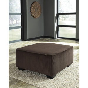 Buy Contemporary Style Chocolate Corduroy Ottoman near  Leesburg at Capital Office Furniture