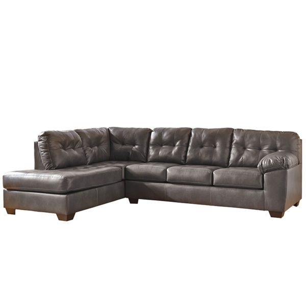 Find Gray Faux Leather Upholstery with Accent Stitching living room furniture near  Leesburg at Capital Office Furniture