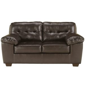 Buy Contemporary Style 2-Seater Loveseat Chocolate FauxLeather Loveseat in  Orlando at Capital Office Furniture