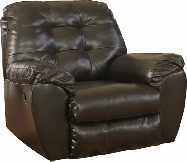 Find Chocolate Faux Leather Upholstery with Accent Stitching recliners near  Sanford at Capital Office Furniture