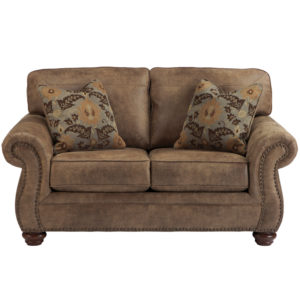 Buy Contemporary Style Earth Leather Loveseat in  Orlando at Capital Office Furniture