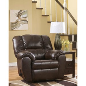 Buy Contemporary Style Rocker Recliner Espresso Faux Leather Recliner near  Winter Springs at Capital Office Furniture