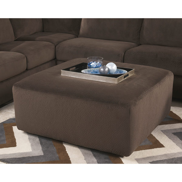 Buy Contemporary Style Chocolate Fabric Ottoman near  Casselberry at Capital Office Furniture
