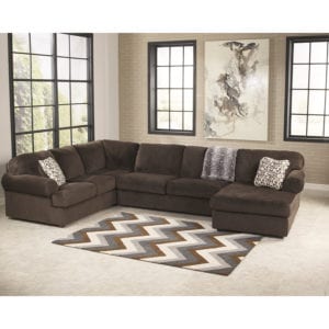 Buy Contemporary Style Chocolate Fabric U-Sectional in  Orlando at Capital Office Furniture