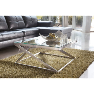 Buy Metro Modern Style Glass Cocktail Table in  Orlando at Capital Office Furniture