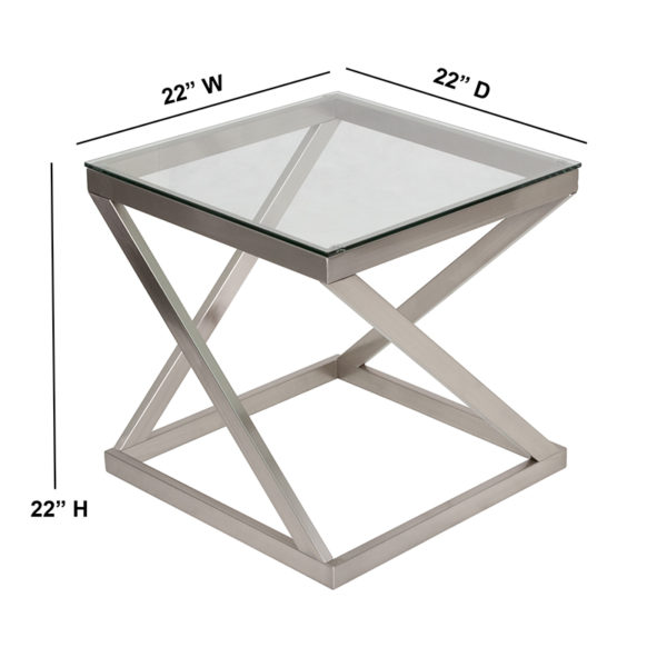 Nice Signature Design by Ashley Coylin End Table Angled Metal Base living room furniture near  Kissimmee at Capital Office Furniture