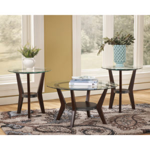 Buy Contemporary Style 3 Piece Glass End/Coffee Set near  Sanford at Capital Office Furniture