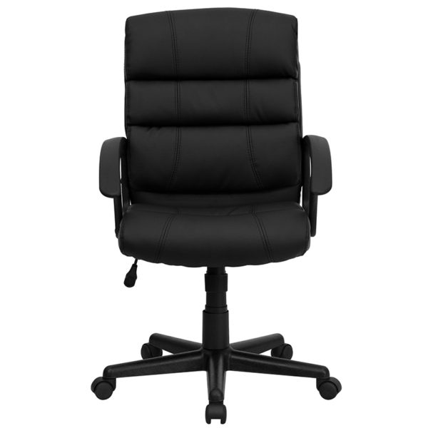 New office chairs in black w/ Tilt Tension Adjustment Knob adjusts the chair's backward tilt resistance at Capital Office Furniture near  Winter Springs at Capital Office Furniture