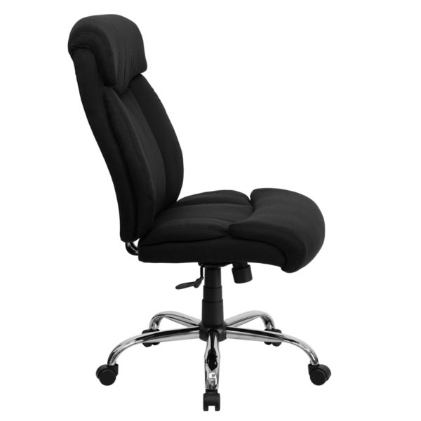 Nice HERCULES Series Big & Tall 400 lb. Rated Fabric Executive Ergonomic Office Chair and Base High Back Design with Headrest office chairs near  Windermere at Capital Office Furniture