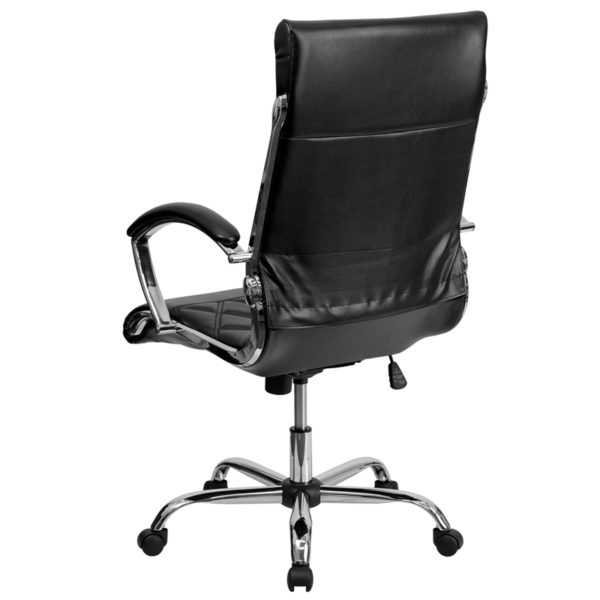 Shop for Black High Back Leather Chairw/ Black LeatherSoft Upholstery near  Oviedo at Capital Office Furniture