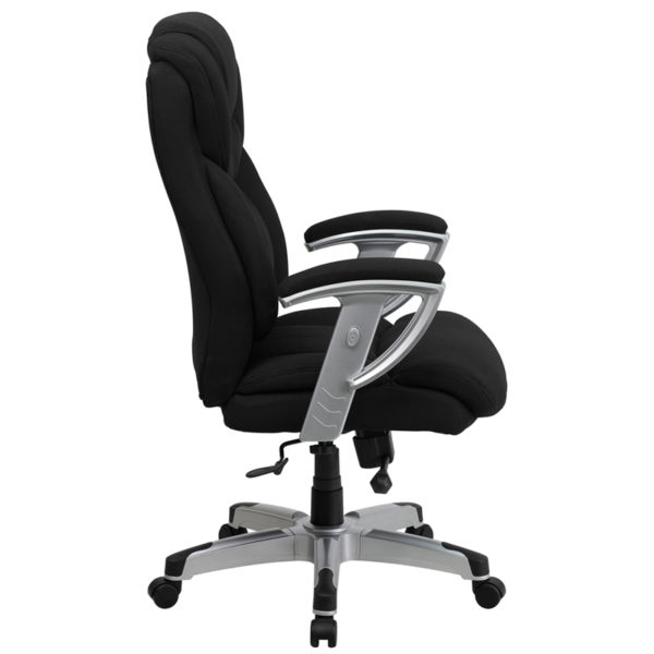 Nice HERCULES Series Big & Tall 400 lb. Rated Fabric Executive Ergonomic Office Chair with Adjustable Arms High Back Design with Headrest office chairs near  Clermont at Capital Office Furniture