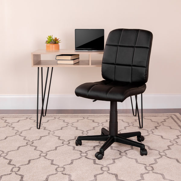 Buy Contemporary Task Office Chair Black Mid-Back Task Chair near  Clermont at Capital Office Furniture