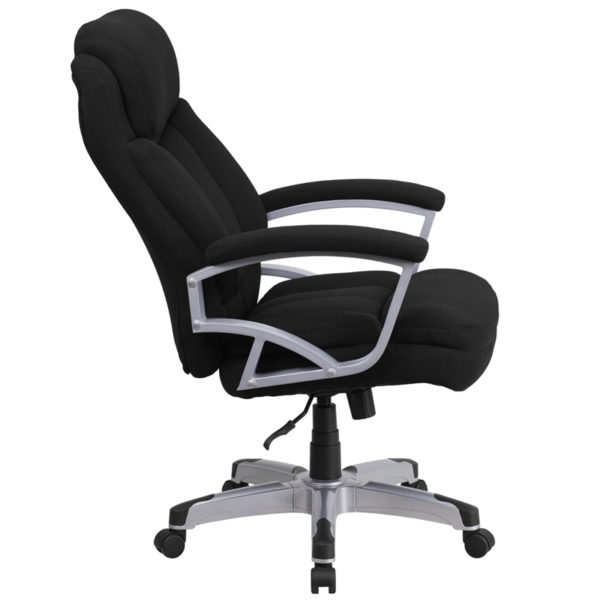 Nice HERCULES Series Big & Tall 500 lb. Rated Fabric Executive Swivel Ergonomic Office Chair with Arms High Back Design with Headrest office chairs near  Winter Park at Capital Office Furniture