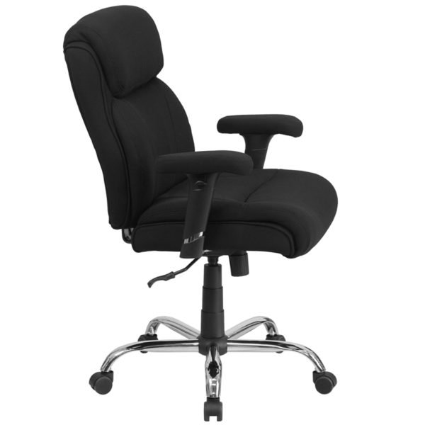 Nice HERCULES Series Big & Tall 400 lb. Rated Fabric Ergonomic Task Office Chair with Line Stitching and Adjustable Arms Mid-Back Design office chairs near  Lake Buena Vista at Capital Office Furniture