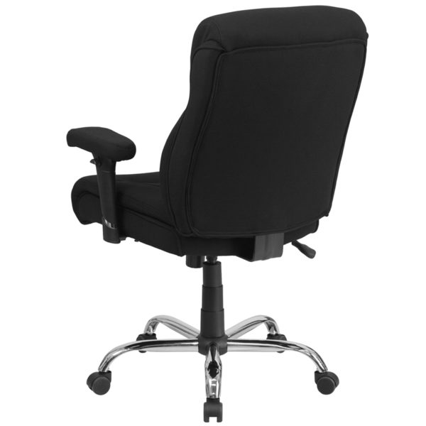 Shop for Black 400LB Mid-Back Chairw/ Black Fabric Upholstery near  Clermont at Capital Office Furniture