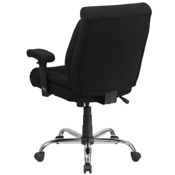 New office chairs in black w/ Tilt Lock Mechanism rocks/tilts the chair and locks in an upright position at Capital Office Furniture near  Bay Lake at Capital Office Furniture